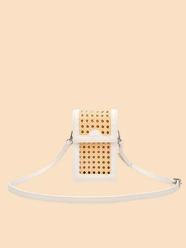 SINBONO Vera Crossbody Wallet Phone Bag Ivory